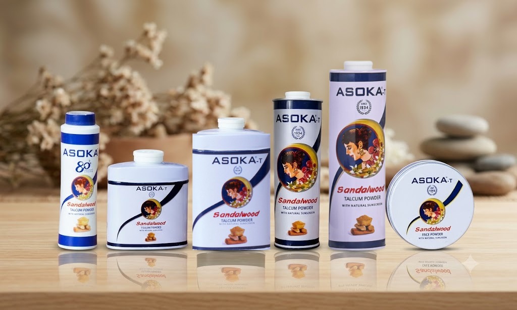 ASOKA-T Sandalwood Talcum Powder